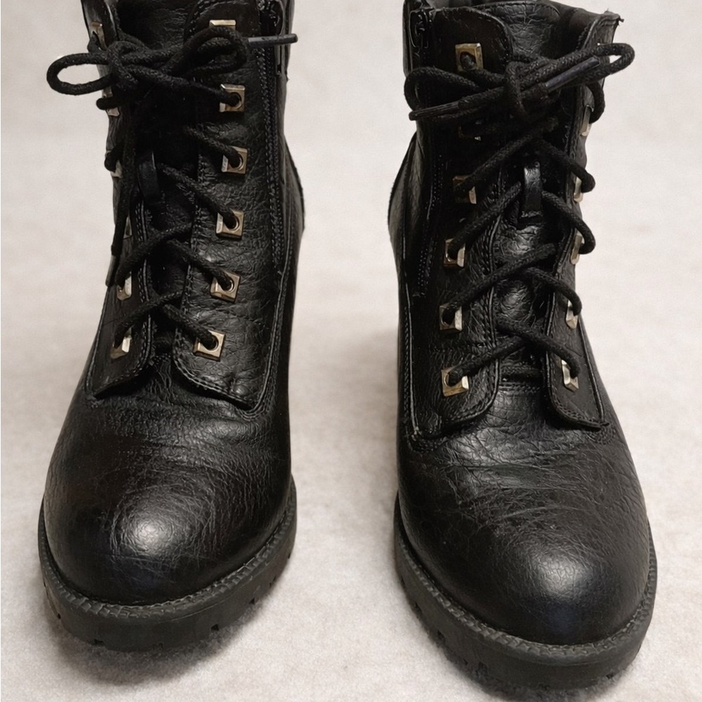 Zigi Soho Black Combat Boots